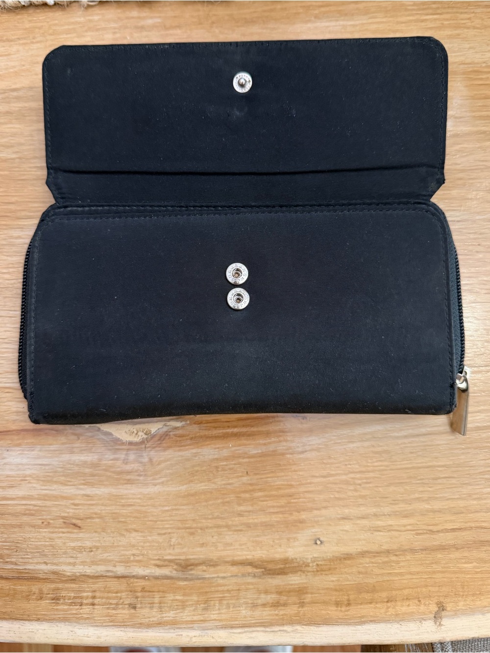 Prada Black Fold-Over Wallet - Picture 2 of 5